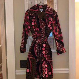 Printed Trench Coat